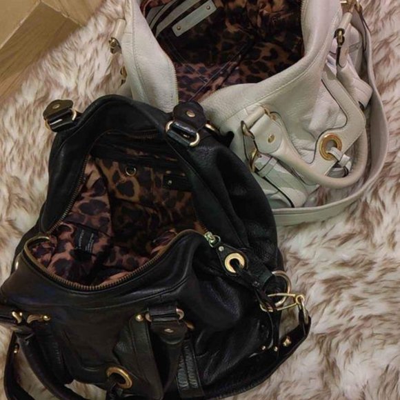 White genuine leather B Makowsky purses - Picture 4 of 6